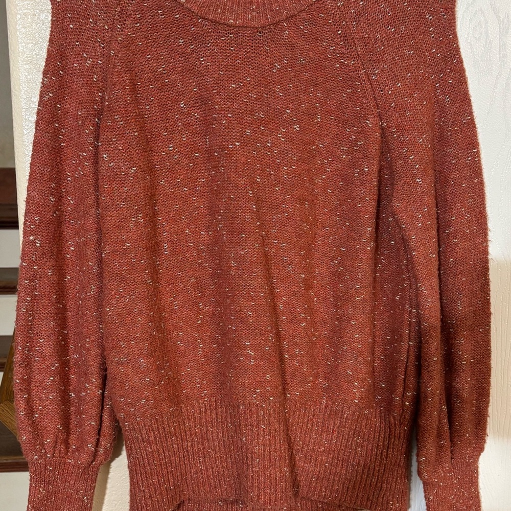 LC Lauren Conrad - Women's Rust Sweater Size- Large
